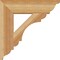 Ekena Millwork Olympic Traditional Rough Sawn Bracket, Western Red Cedar, 4"W x 18"D x 18"H BKT04X18X18OLY01RWR - alternate 3